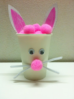 JezebelleArt: Paper Cup Bunny