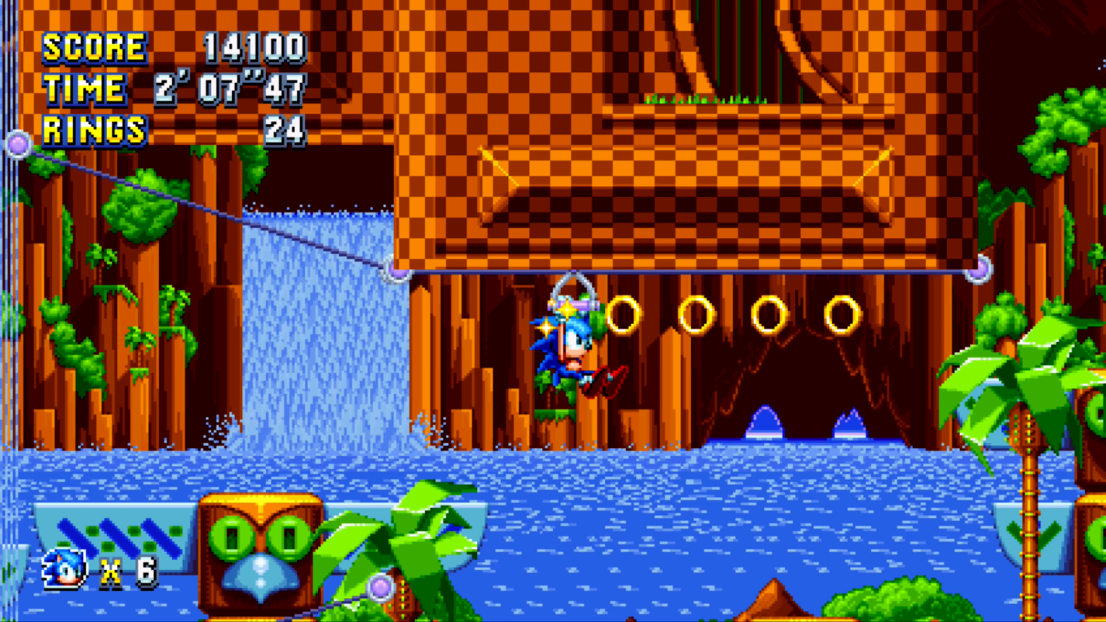 Sonic Mania New Video Shows Off Green Hill Zone Act 2