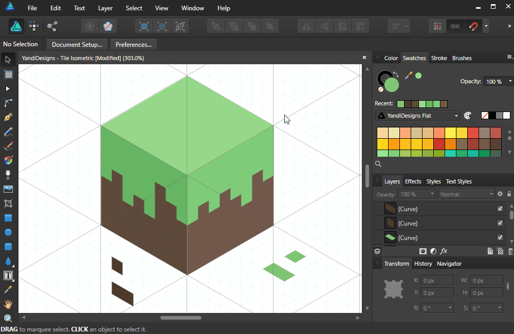 Tile minecraft block texture affinity designer yandidesigns