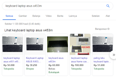 Biaya Ganti Keyboard Laptop Harga Terbaru