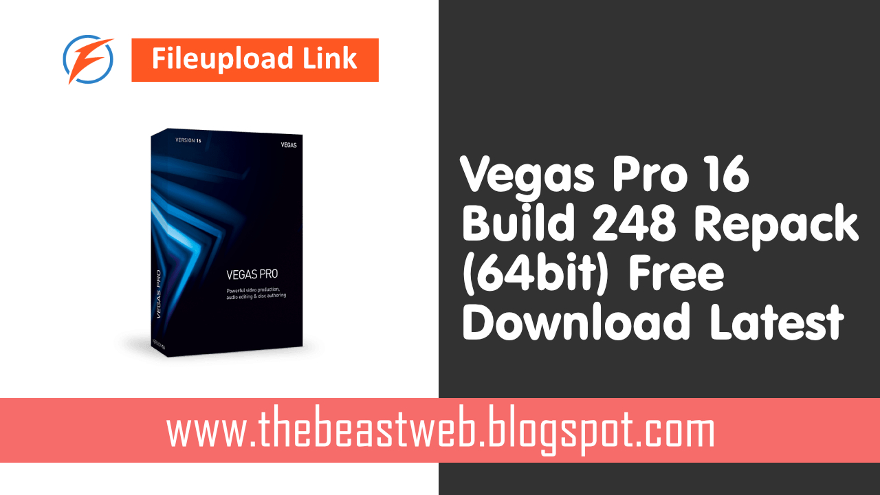 Vegas Pro 16 Build 248 Repack 64bit Full