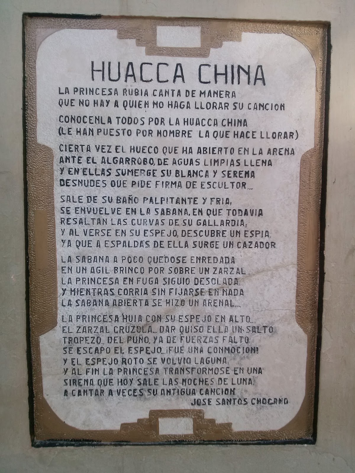 Leyenda de Huacachina Leyenda de Huacachina