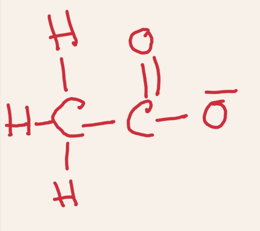 What is the Chemical Formula for Acetate Ion
