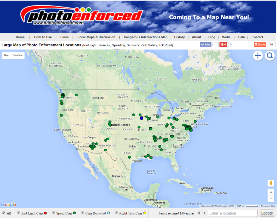 Mobile Speed Cameras Cities Using Near Schools