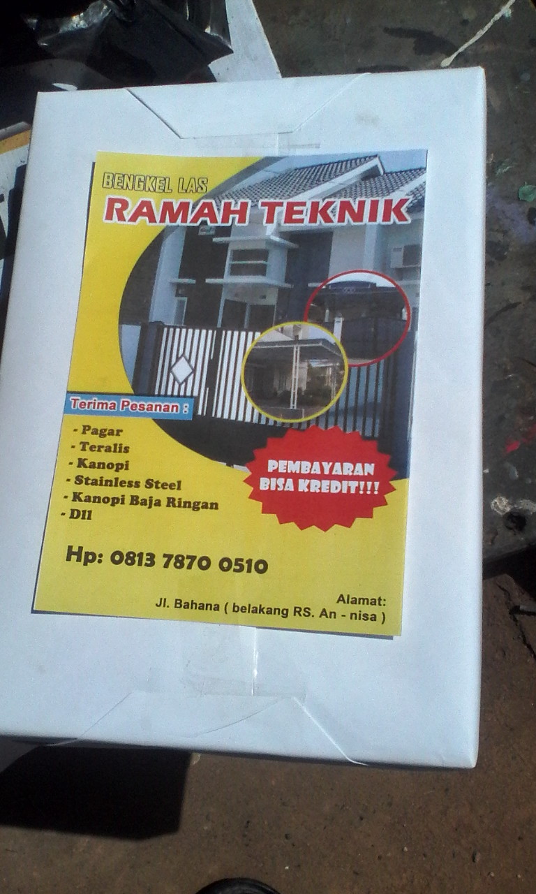 Gambar Brosur Bengkel Las Terpopuler