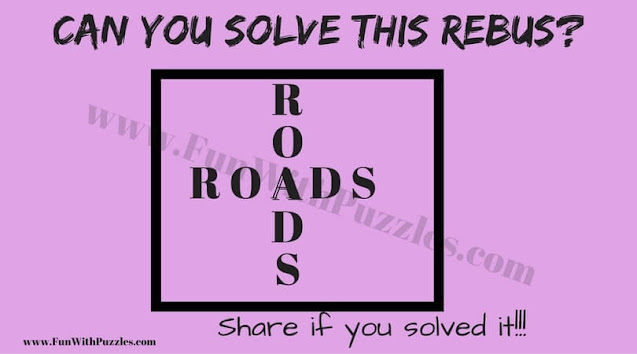Cross Roads | Can you solve this Rebus Puzzle?