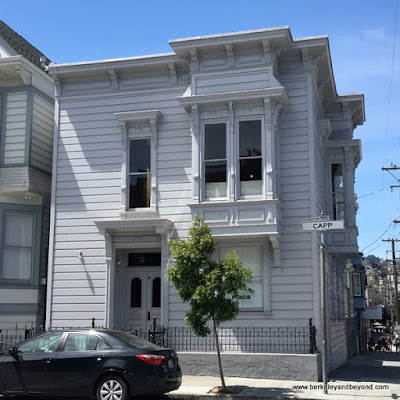 exterior of The David Ireland House in San Francisco, California