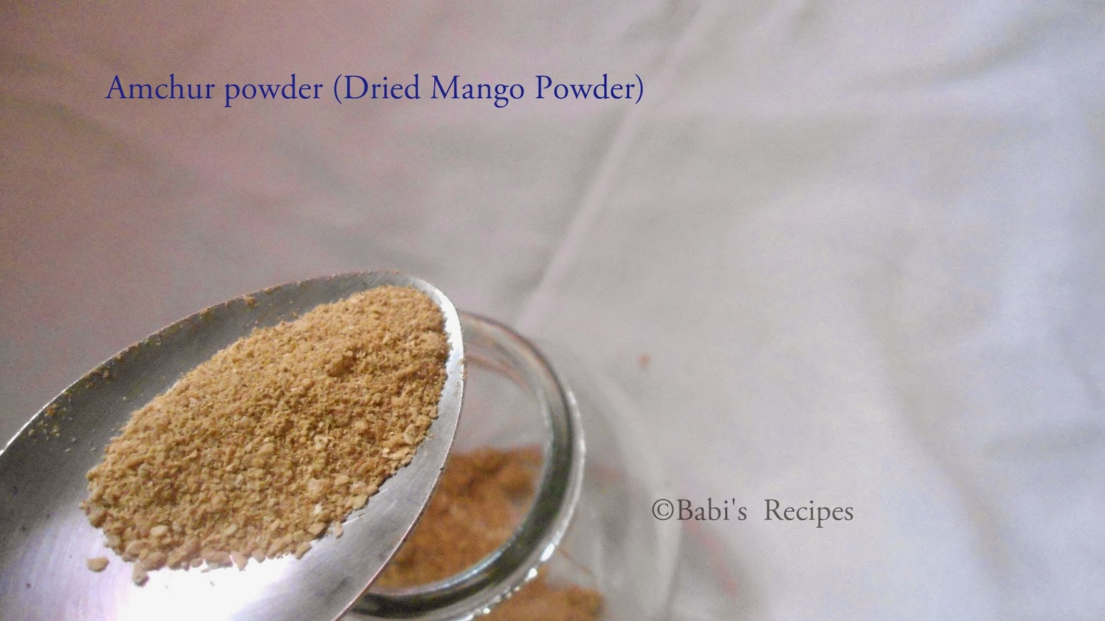 dried mango powder