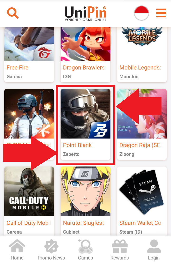 Cara Top Up Unipin Point Blank Lengkap Full Gambar Ngetik Pedia