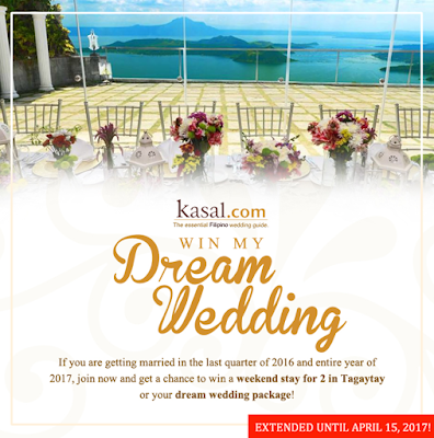 Win My Dream Wedding Before I Do Say I Do To Your Dream Wedding For Free As Kasal Launches The Gest Promo 2016 If You Are Getting Married On Any Dates Of Last