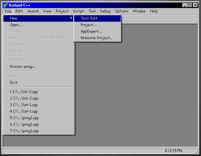 Science seeker: Membuat program untuk menampilkan nama dengan Borland C++
