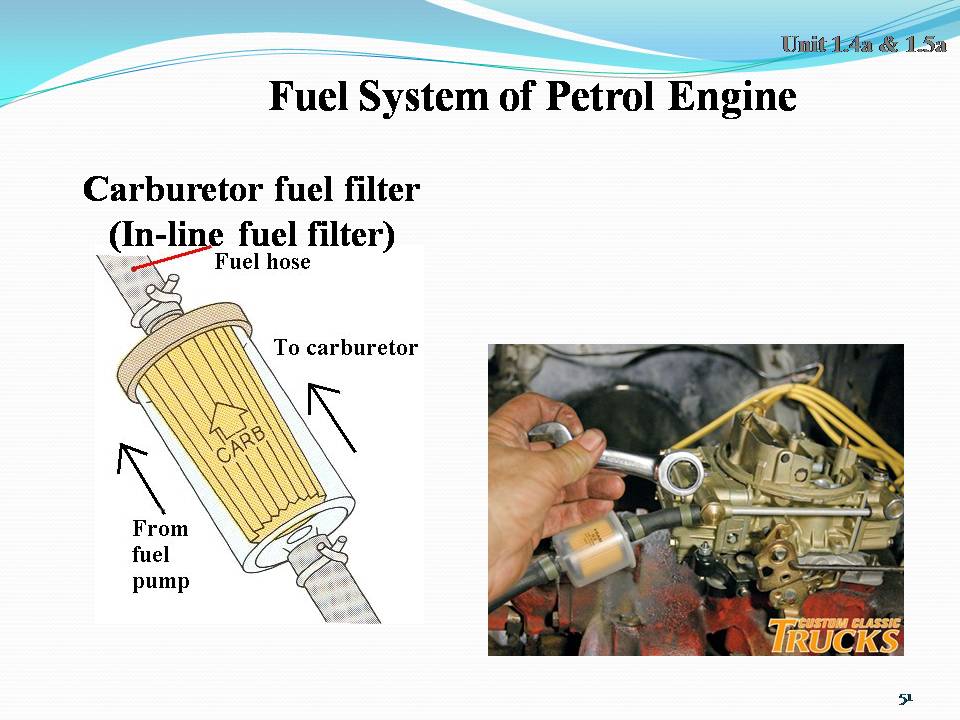 Automobile Course of City And Guilds: Fuel System