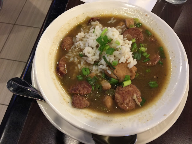 Gumbo at Dooky Chase's airport location in New Orleans