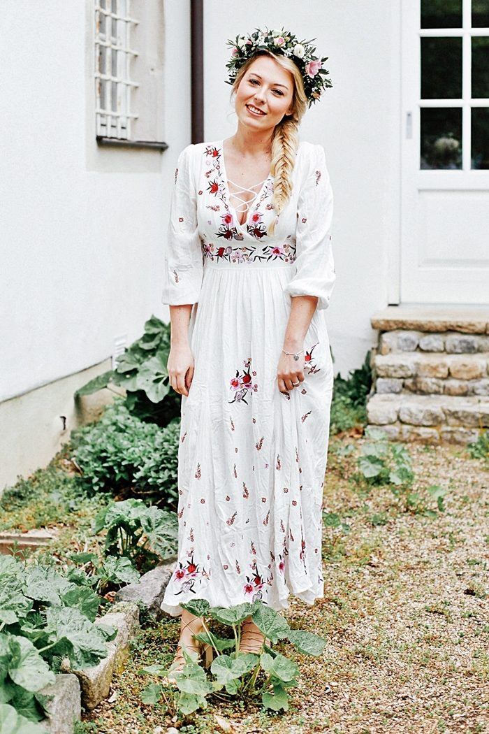 besticktes BohoMaxikleid & Bridal Shower Video Fashion Kitchen