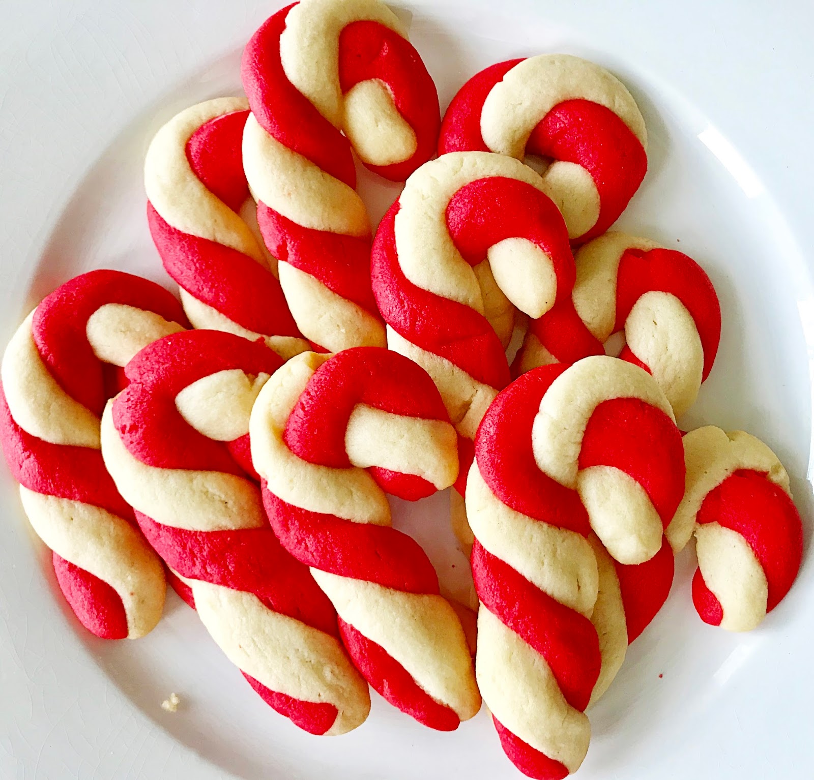 Katy Cooks Peppermint Candy Cane Cookies