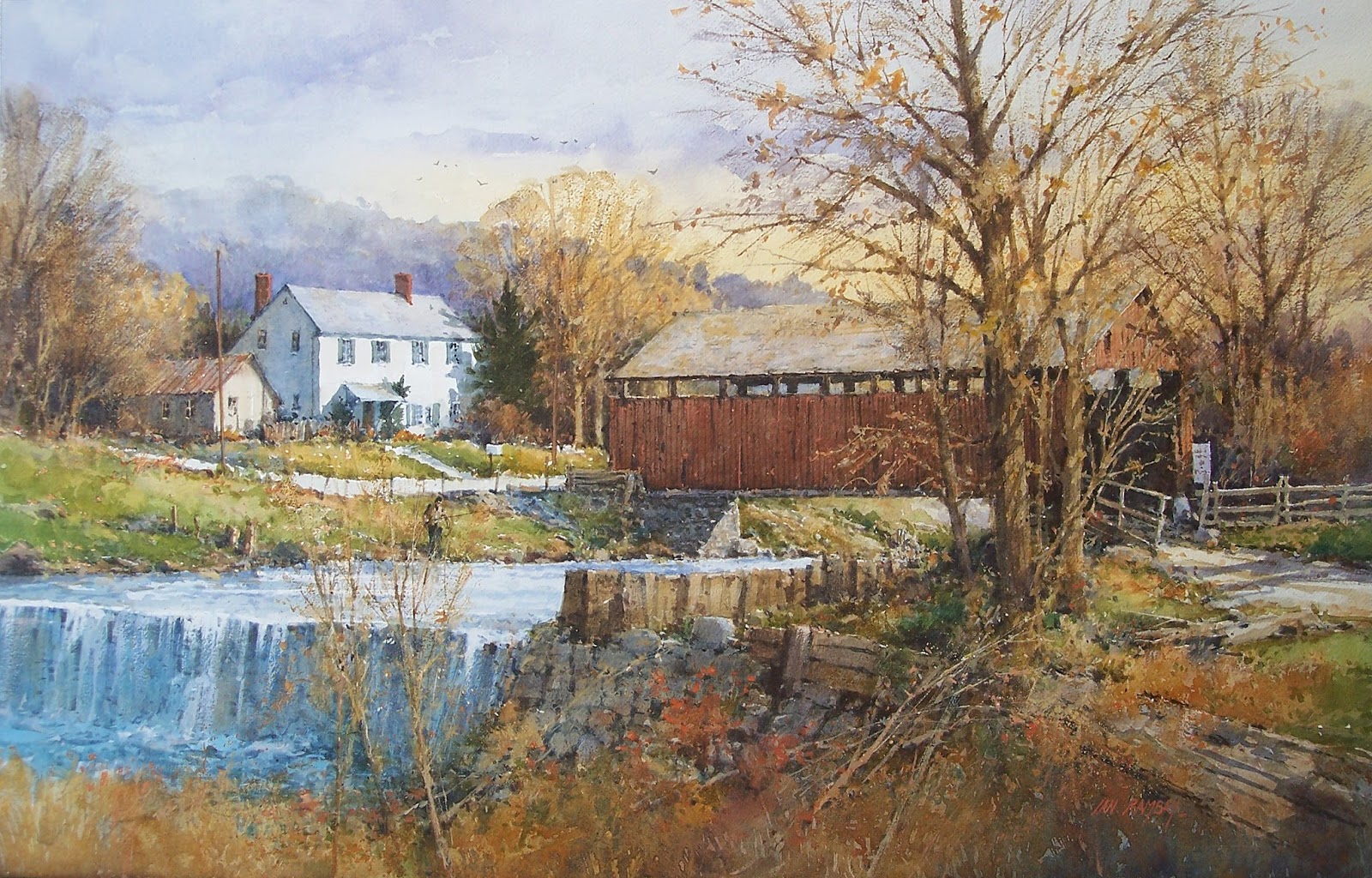 Ian Ramsay Watercolors: Here are a selection of the paintings I have