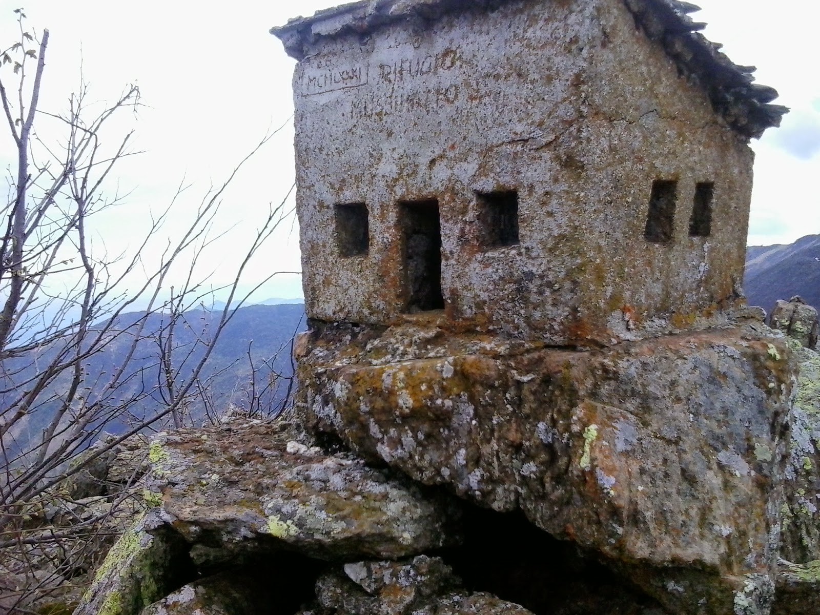 Roc Neir - Modellino del rifugio