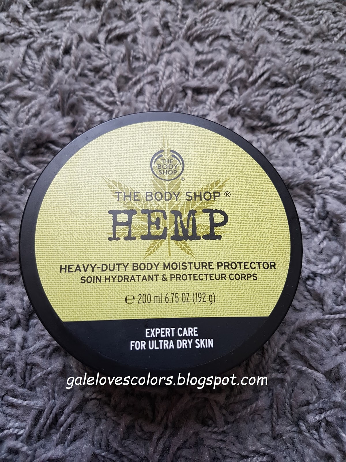 Gale Loves Colors Review The Body Shop Hemp Body Butter