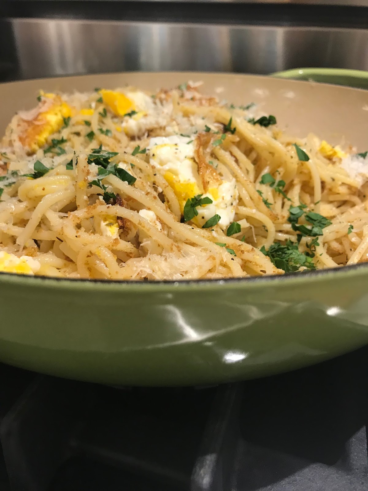 siriously delicious Spaghetti with Fried Eggs