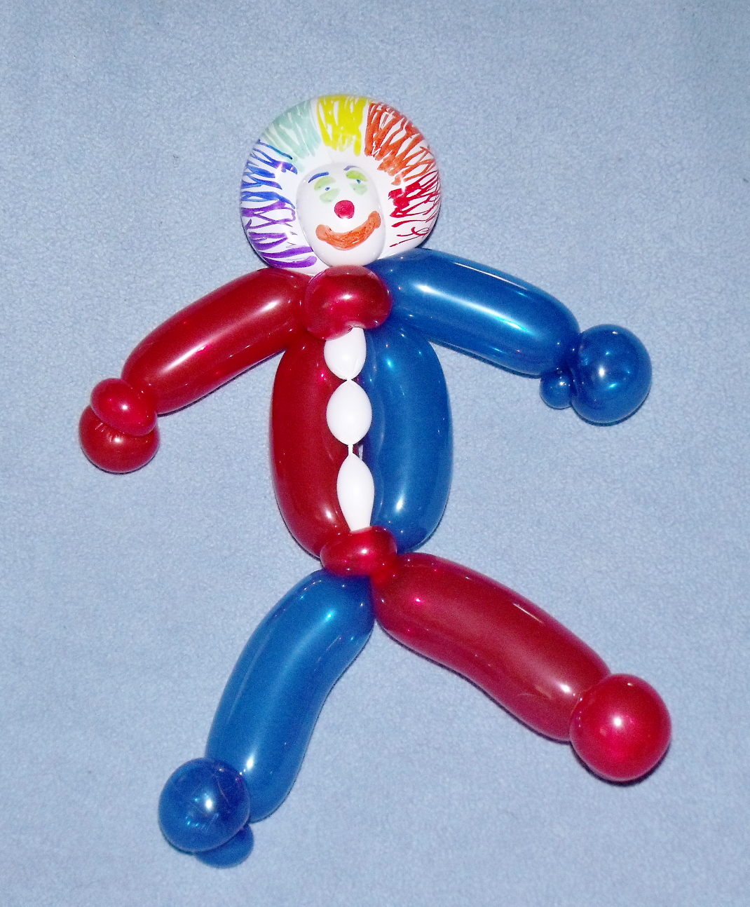 Mister Sanity ThreeBalloon Clown (with Twisting Instructions)