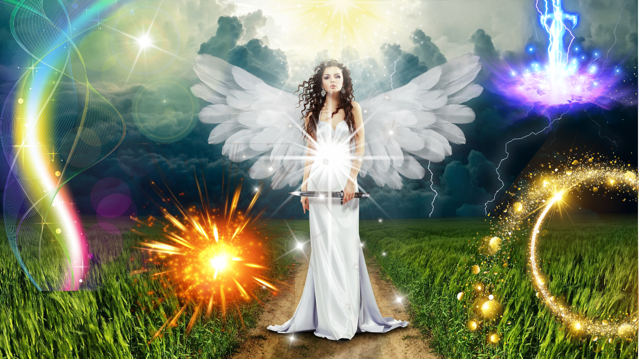 милый ангел света. небесные ангелы. девушка - ангел. ангел. ангелы на желтом фоне.