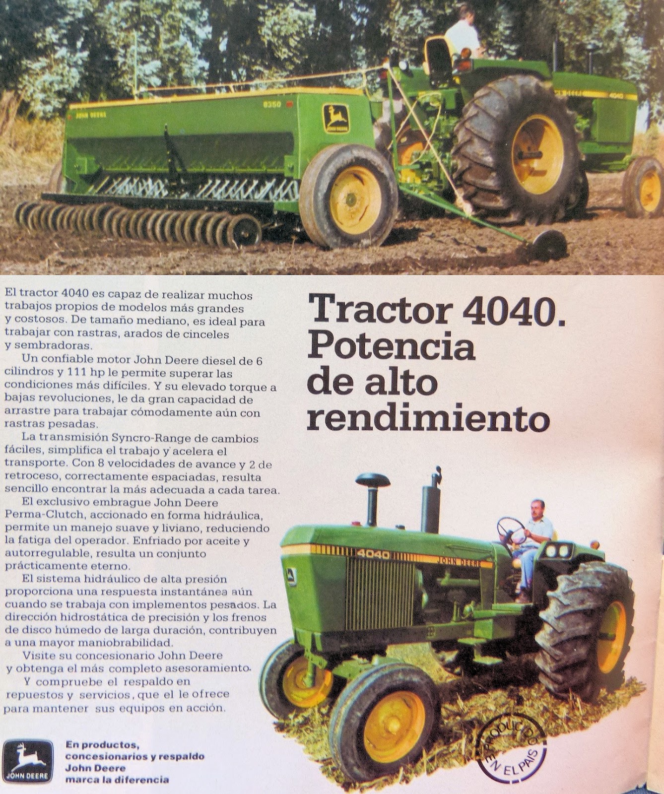 Pesados Argentinos: No pudieron ser: John Deere 4040