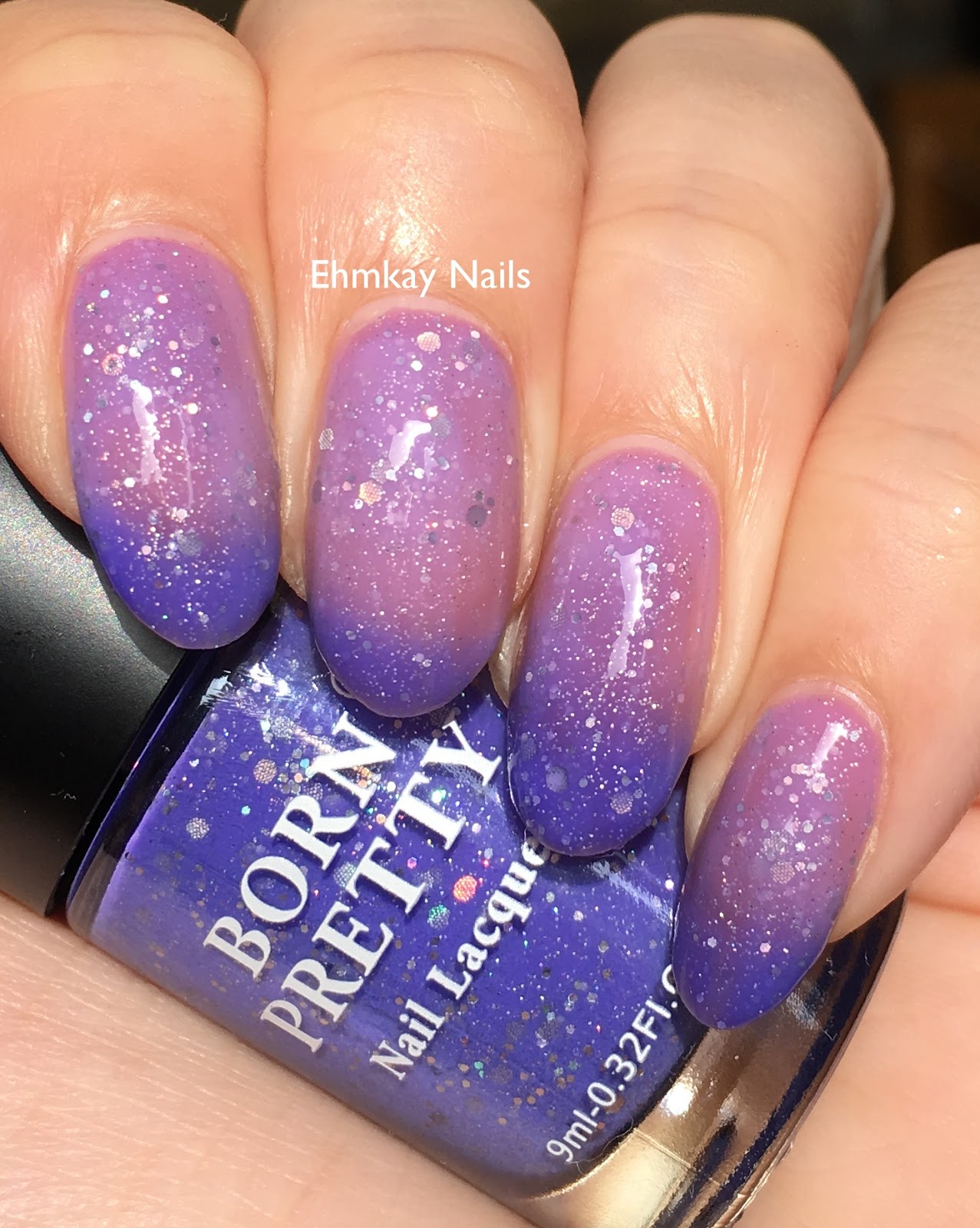 ehmkay nails Born Pretty Thermal, UV Reactive Nail Polish