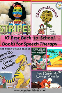 top 10 back to school books for speech therapy
