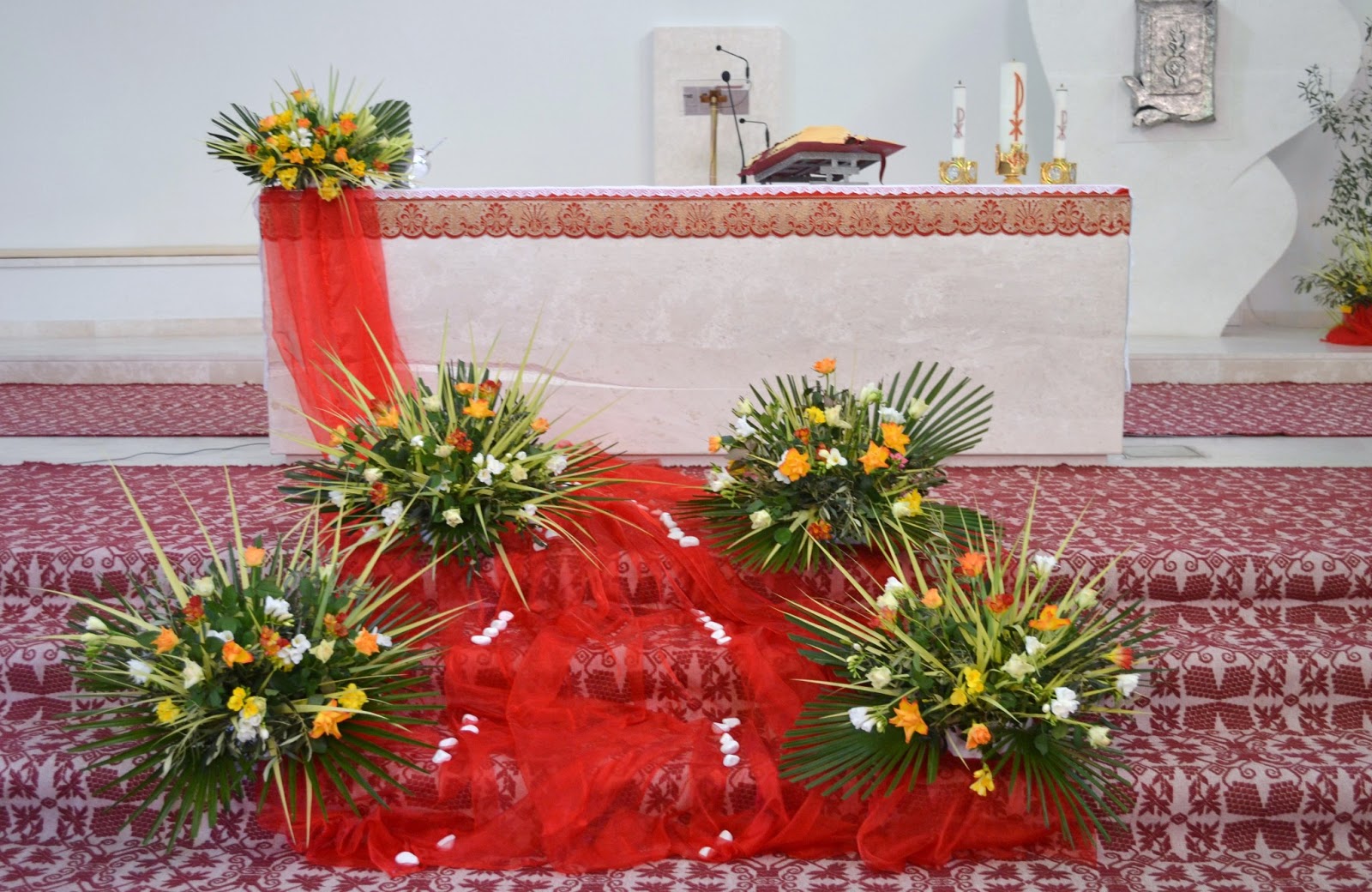 Addobbo Chiesa Domenica Delle Palme Arte Floreale per la Liturgia: 24-mar-2013