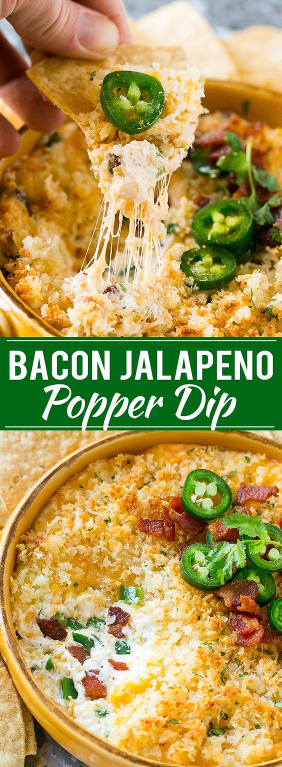 Jalapeno Popper Dip with Bacon Recipe Girls Dishes