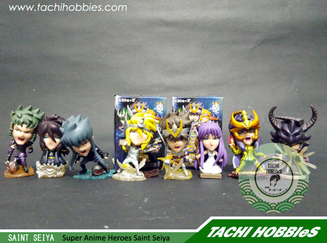 Tachi Hobbies Saint Seiya Super Anime Heroes Mini Big Head Tachi Hobbies Saint Seiya Super Anime Heroes Mini Big Head