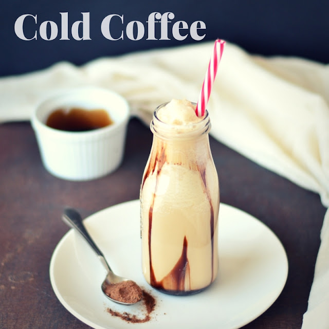 Jyoti's Pages Cold Coffee Recipe Cafe Style Creamy Cold Coffee How