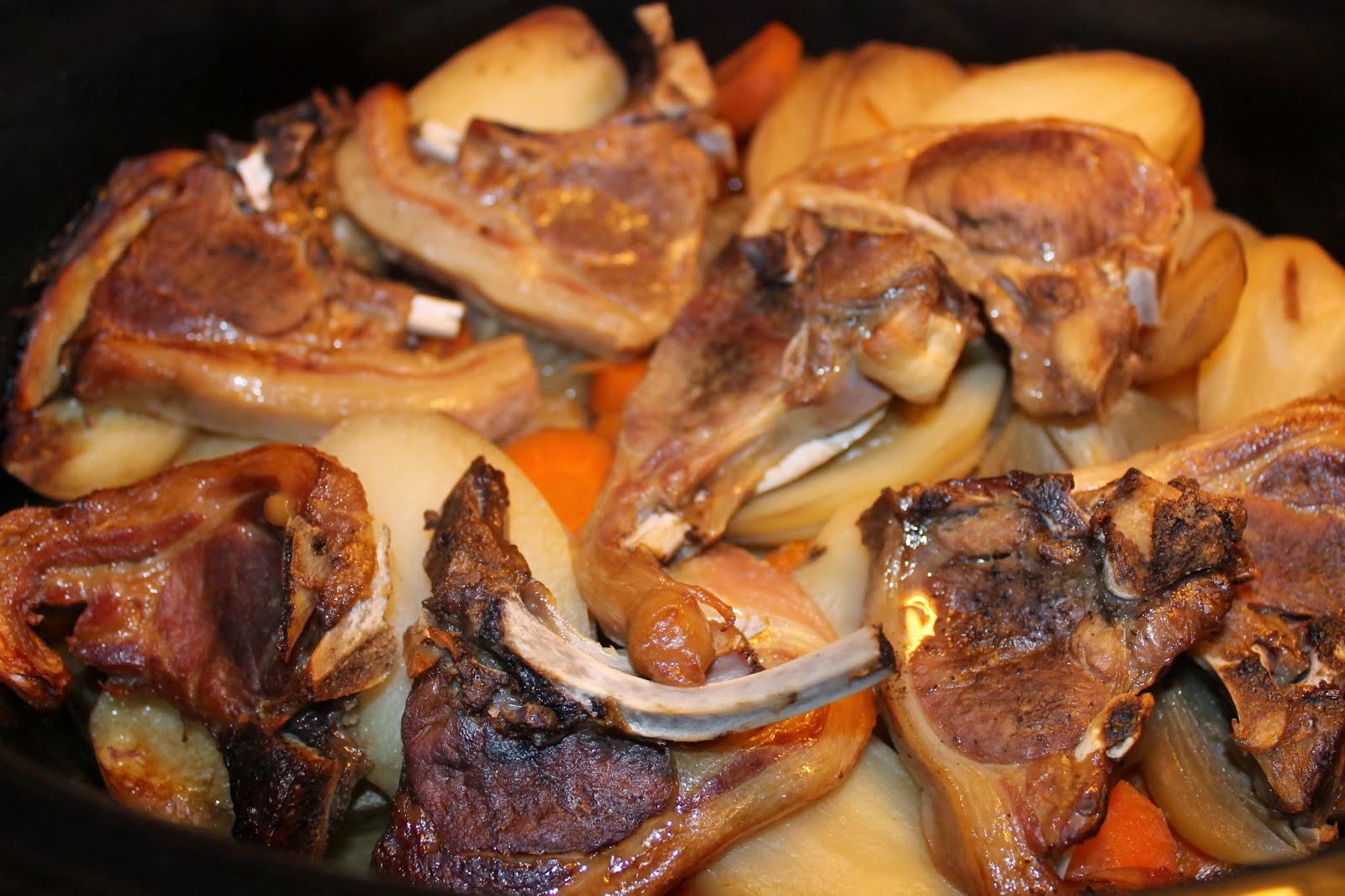 Slow cooker Irish lamb casserole stew