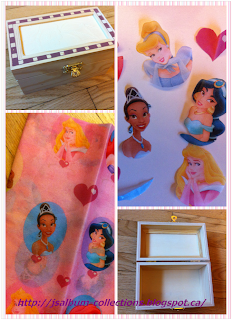 Decoupage on Jewelry Box Tutorial How to do decoupage on Jewelry Box with princess design