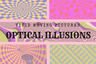 Optical Illusions in which pictures seems to be moving
