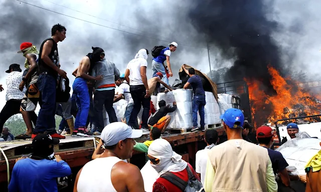 Bloqueo de la ayuda humanitaria causa muertos y heridos en Venezuela