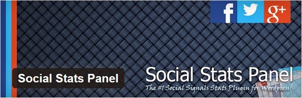 Social Stats Panel plugin for WordPress