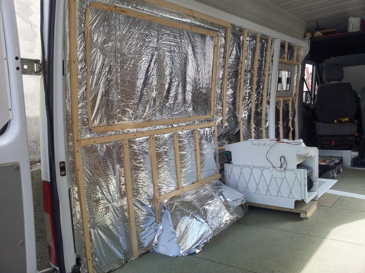Aménagement d'un sprinter en campingcar Isolation suite et fin