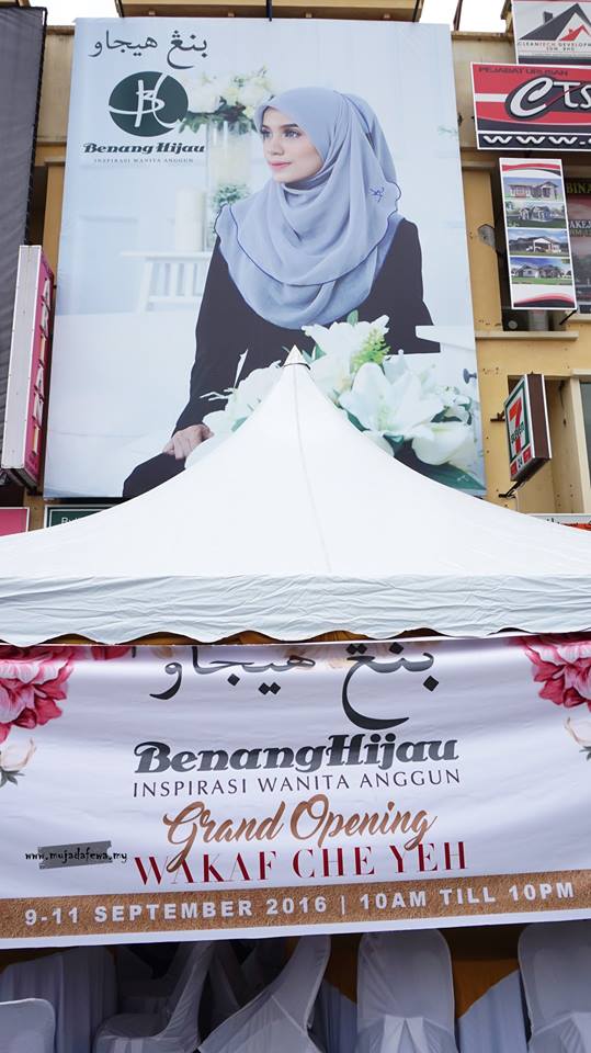 Butik Benang Hijau Wakaf Che Yeh Pembukaan Butik Benang Hijau Terbaru di Wakaf Che Yeh, Kelantan