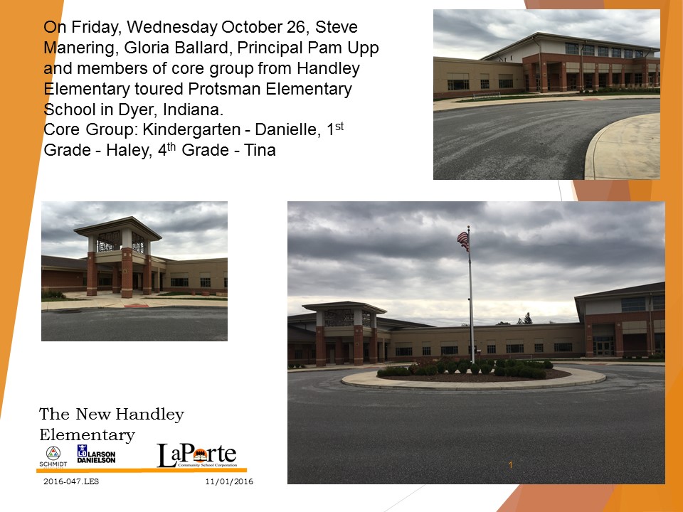 LaPorte Community Schools projects: Handley Elementary School update LaPorte Community Schools projects: Handley Elementary School update