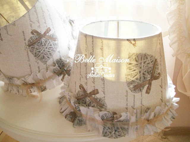 Belle maison: cappellini lampade shabby e country Disegno Country Lampade