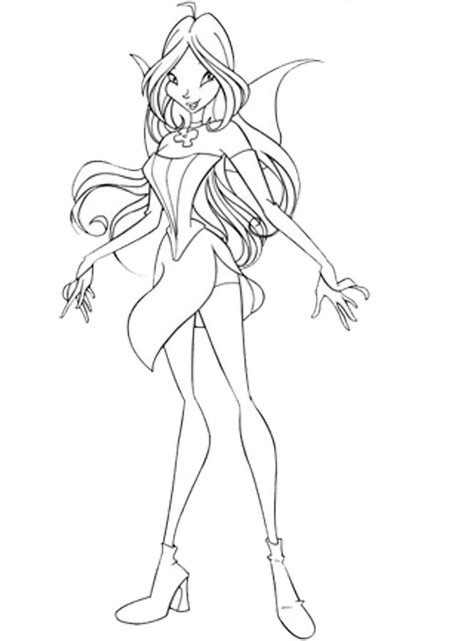 magic winx coloring pages - photo #5