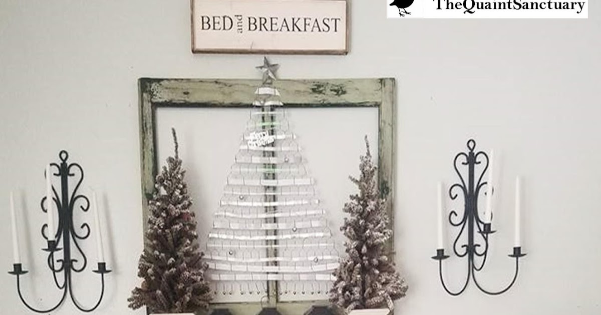 The Quaint Sanctuary:  DIY Chicken Wire Christmas Tree Decor 