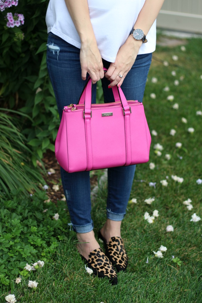 .pink & leopard - always classic. - Stripes in Bloom