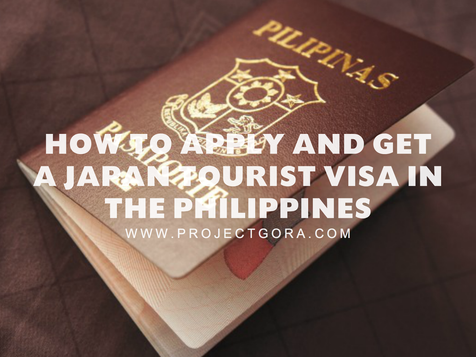 philippine passport tourist visa to japan