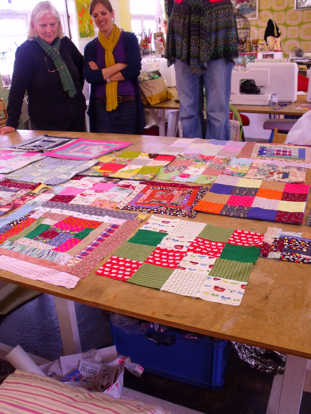 The Stitch and Make Studio Anna's Beginners Patchwork Class.