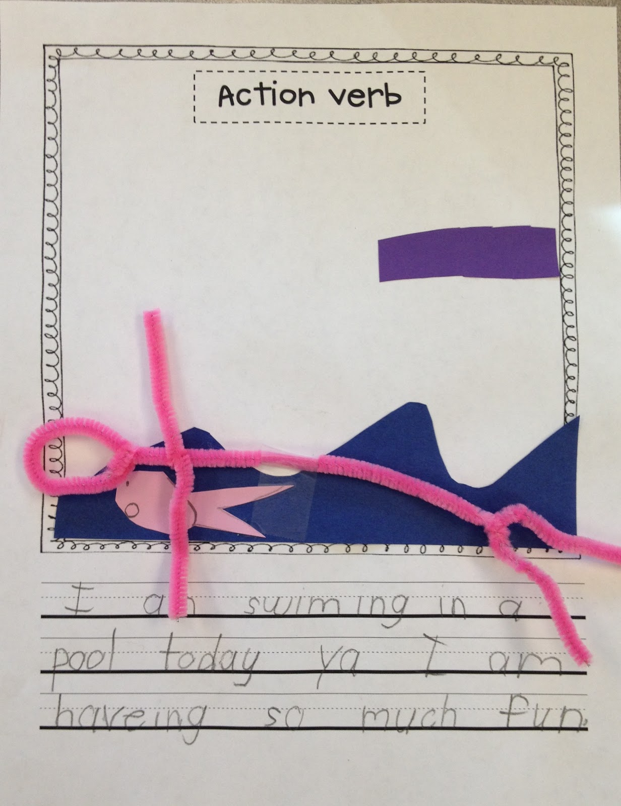 A Tale of 2 First Grades Verb, Verb, Verb....Verb is the WORD! FREEBIE