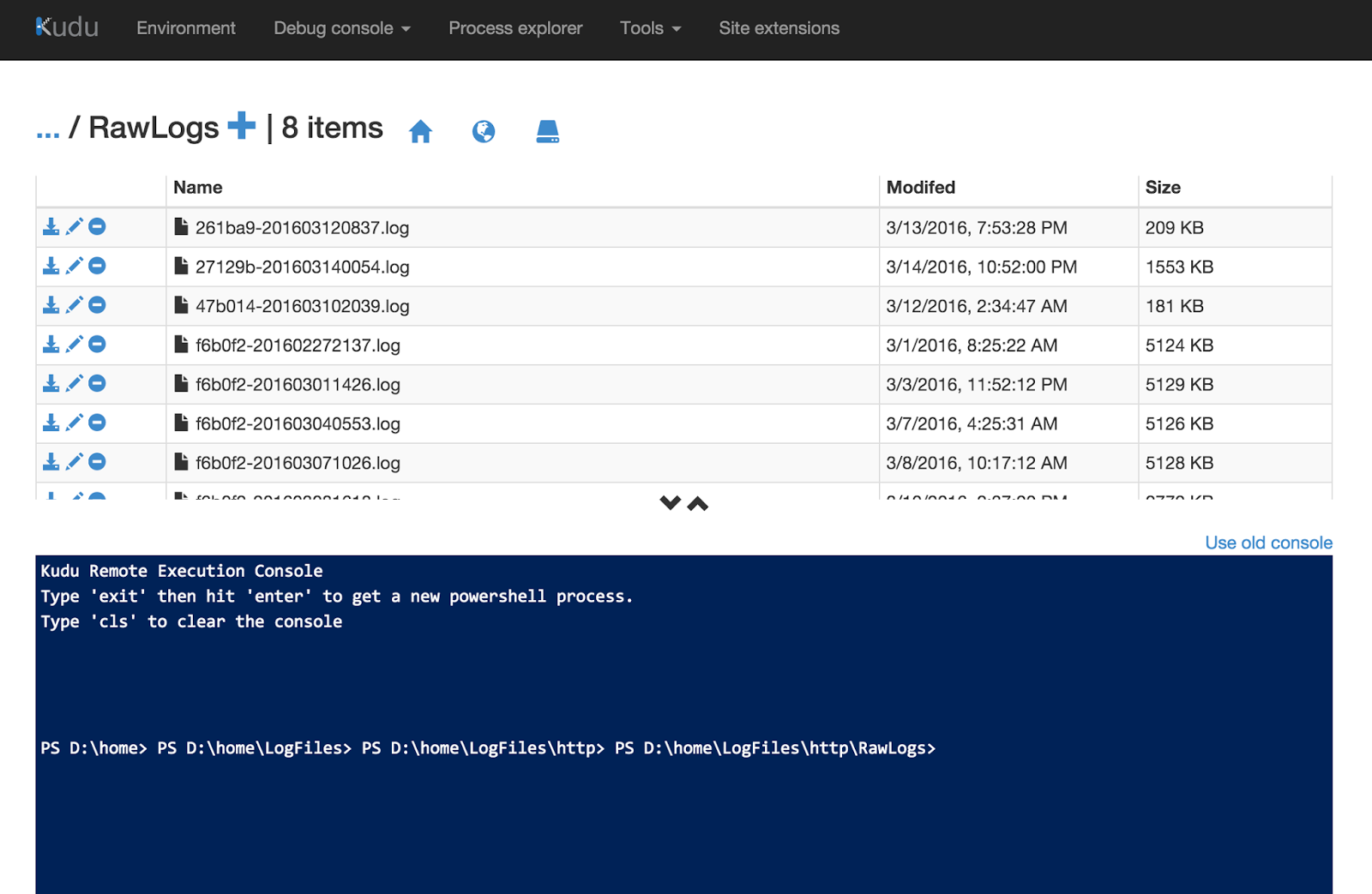 Azure HTTP  Server Logs to SQL