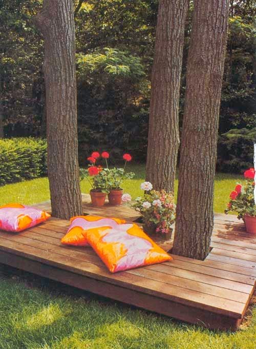 Bench Around Tree Outside Benches [DIY Idea]