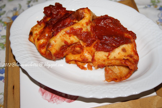 Crepes con ricotta e fior di latte